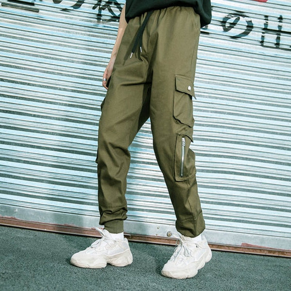 Hot Big Pockets Cargo pants women High Waist Loose Streetwear pants Baggy Tactical Trouser hip hop high quality joggers pants